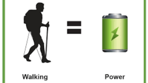 charge your battery through walking