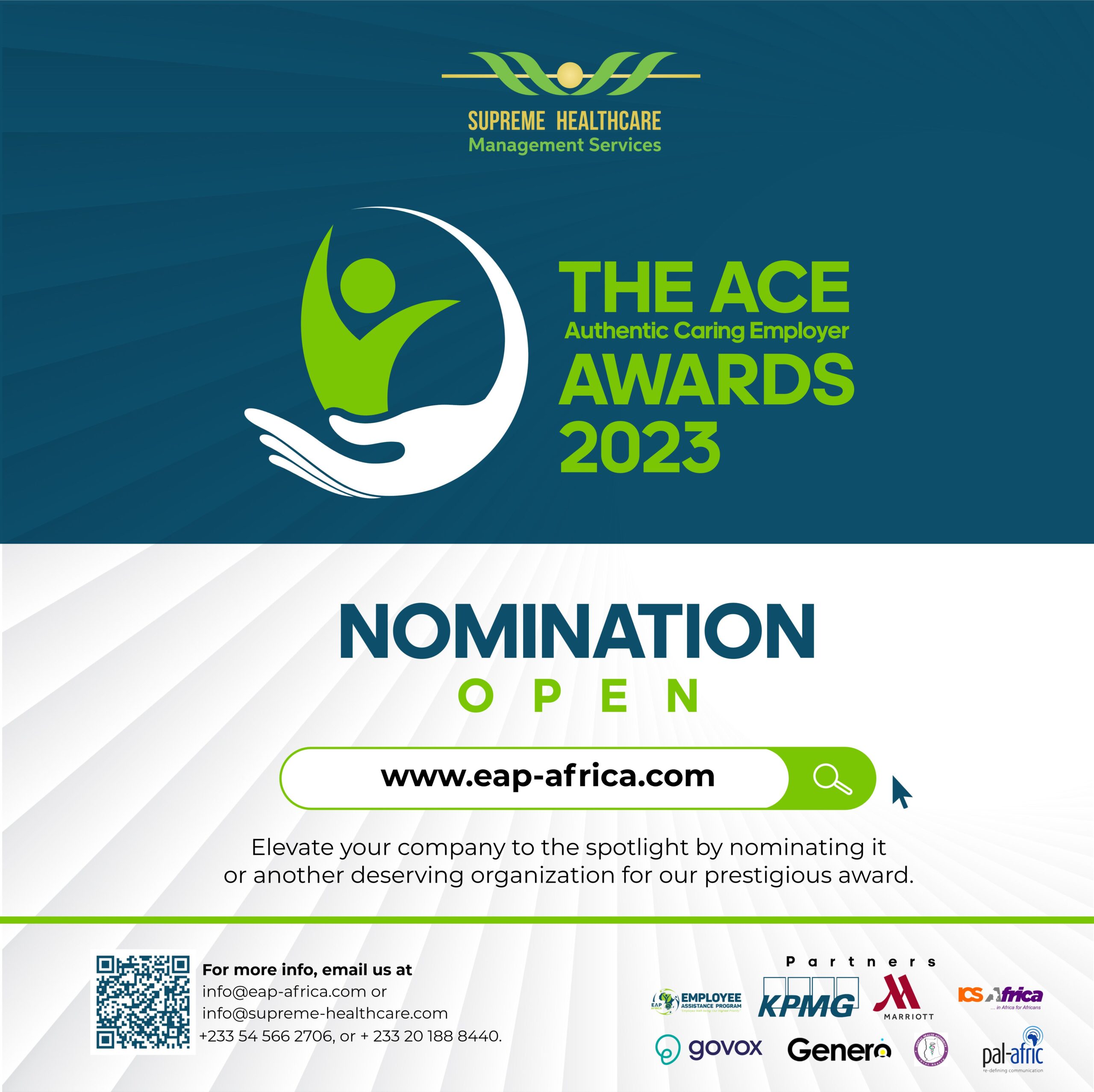 ACE Organization of the Year flyer