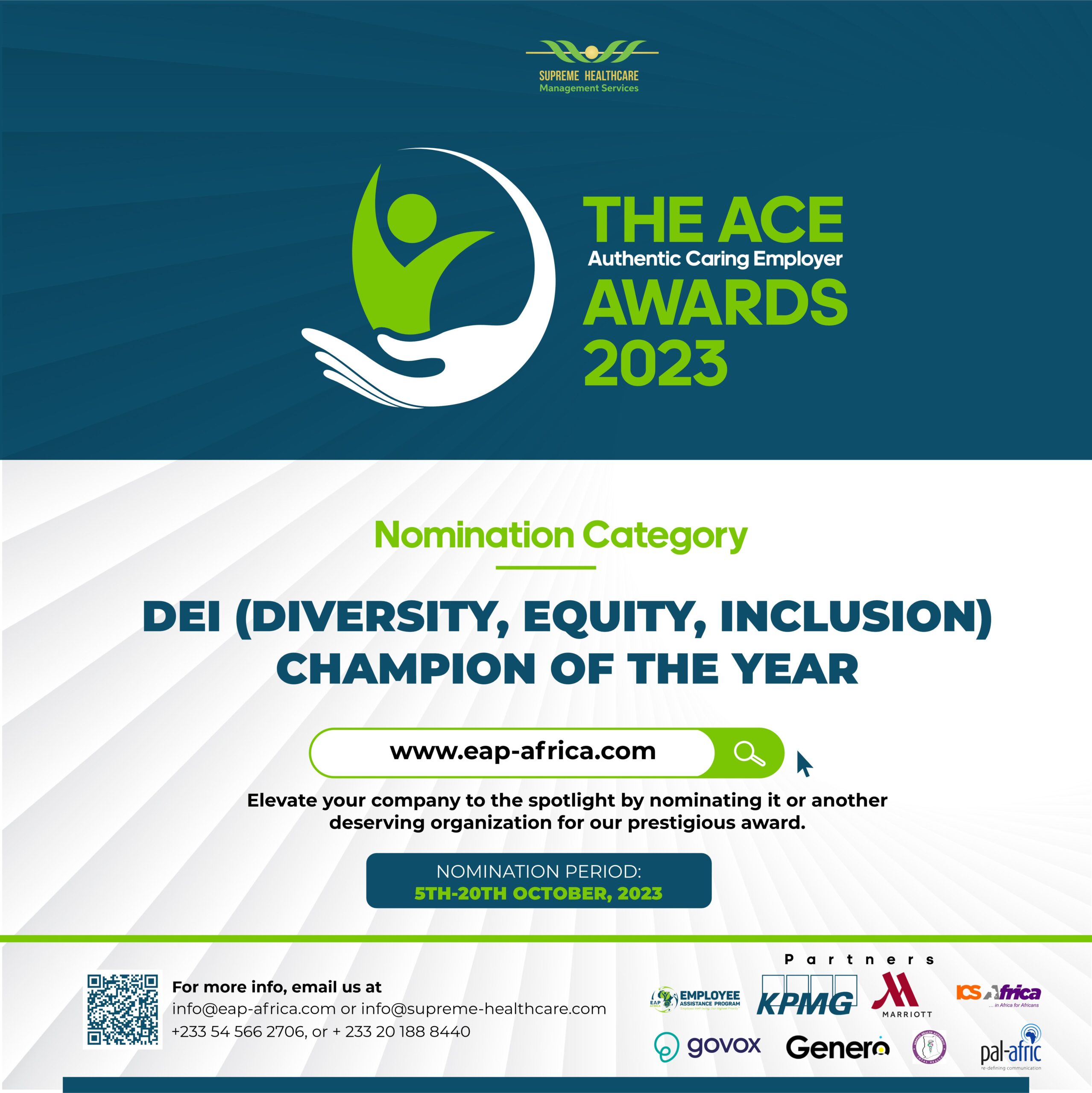 DEI Champion of the Year flyer